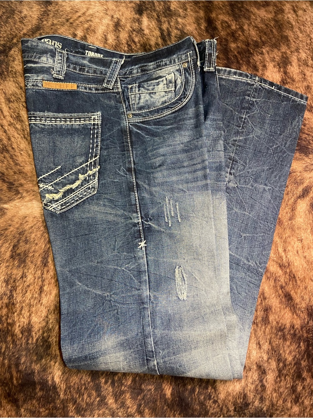 B. Tuff Torque Bootcut Jeans